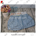 Cute girls shorts sewing polka dot jeans